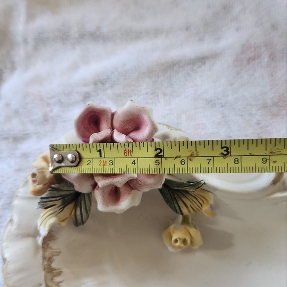 German handcrafted vintage porcelain dish with stamp - Picture 11 of 12